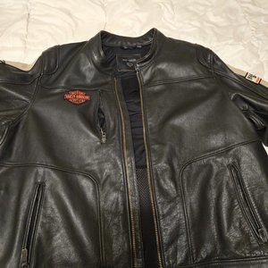 Real leather Harley-Davidson riding jacket 4xl